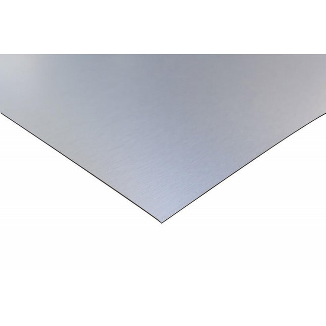 Brushed Aluminium Laminate 3600 x 1200mm-Trademasterau | Trademaster
