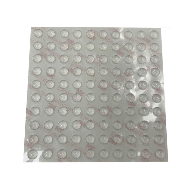 Rubber Bumpon Clear 3M - 100pcs-Trademasterau | Trademaster