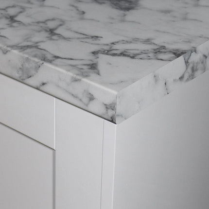 Buy Carrara Marble Matt By Duropal - Laminate Benchtops from $242.00 each slab. Shipping Australia wide or Click & Collect option. Shop online our full colour range of ready made Laminate Benchtops.