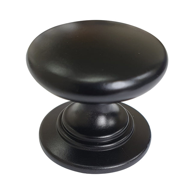 Round Black Knob Handle 32mm-Trademasterau | Trademaster