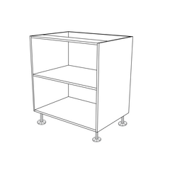 Floor Cabinets - Double Door-Blum | Trademaster