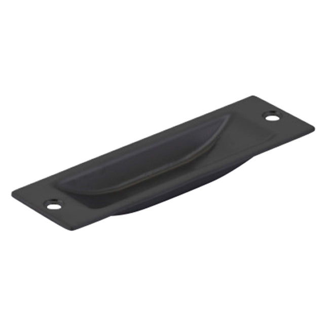Flush Pull Handle - Matt Black-Trademasterau | Trademaster