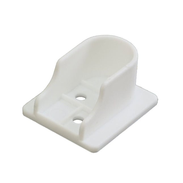 Wardrobe End Flange - Oval Plastic-Trademasterau | Trademaster