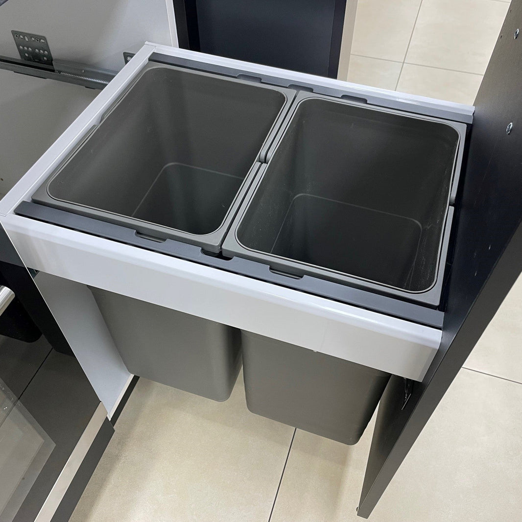 Matrix Bin Labels Matrix Pull Out Waste Bin 2x26ltr - MSP45 By Hafele