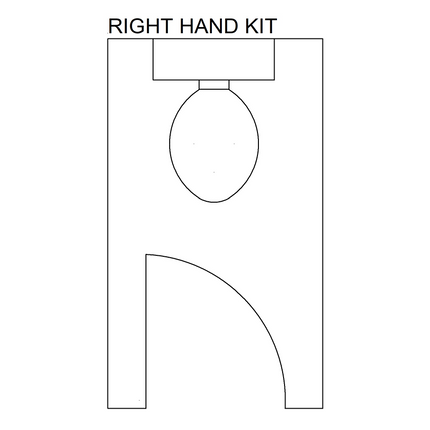 Right Hand Hinge Kit & Lock Partition-Trademasterau | Trademaster