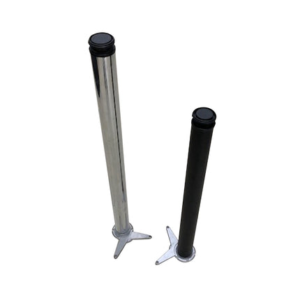 Table Leg - 700mm Black or Chrome-Trademasterau | Trademaster