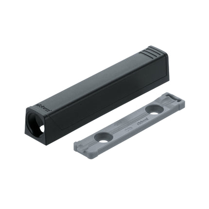 Blum Tip On Adapter Plate Long Black - 956A1201-Blum | Trademaster
