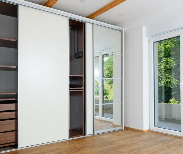 Wardrobe Top & Bottom Rail 16mm Profile - 5m-Trademasterau | Trademaster