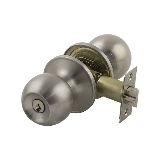 Round Entrance Satin Chrome Handle-Trademasterau | Trademaster